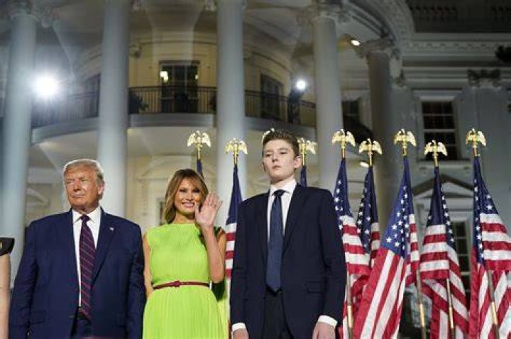 Barron Trump tested positive for Covid19, first lady says